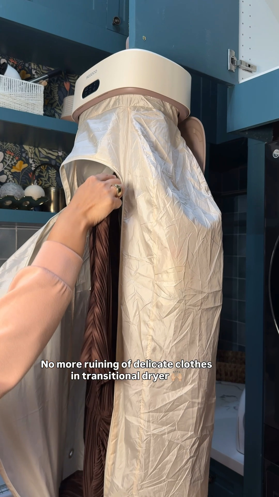 A practical addition to the laundry routine for delicate pieces or even travel. This compact hanging dryer is surprisingly efficient and keeps everything organized without the need for a full-size set up. ￼

#LTKHome #LTKmomlife #LTKdayinmylife