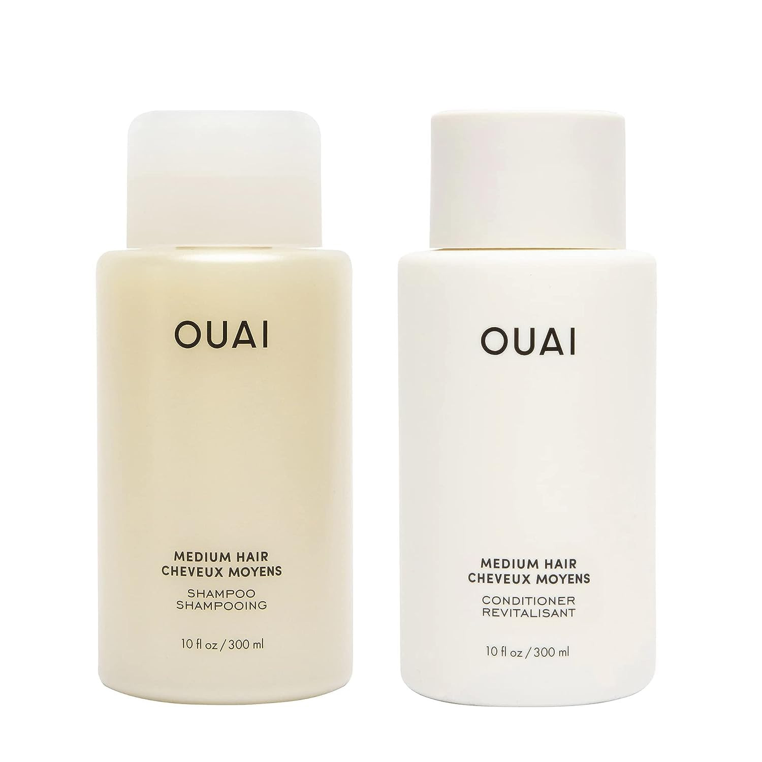OUAI Medium Hair Shampoo and Conditioner Set - Sulfate-Free Shampoo and Conditioner for Women & M... | Amazon (US)