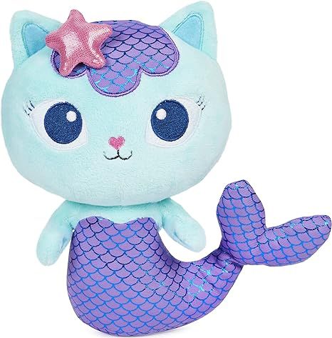 Gabby’s Dollhouse, 8-inch MerCat Purr-ific Plush Toy, Kids Toys for Ages 3 and up | Amazon (US)