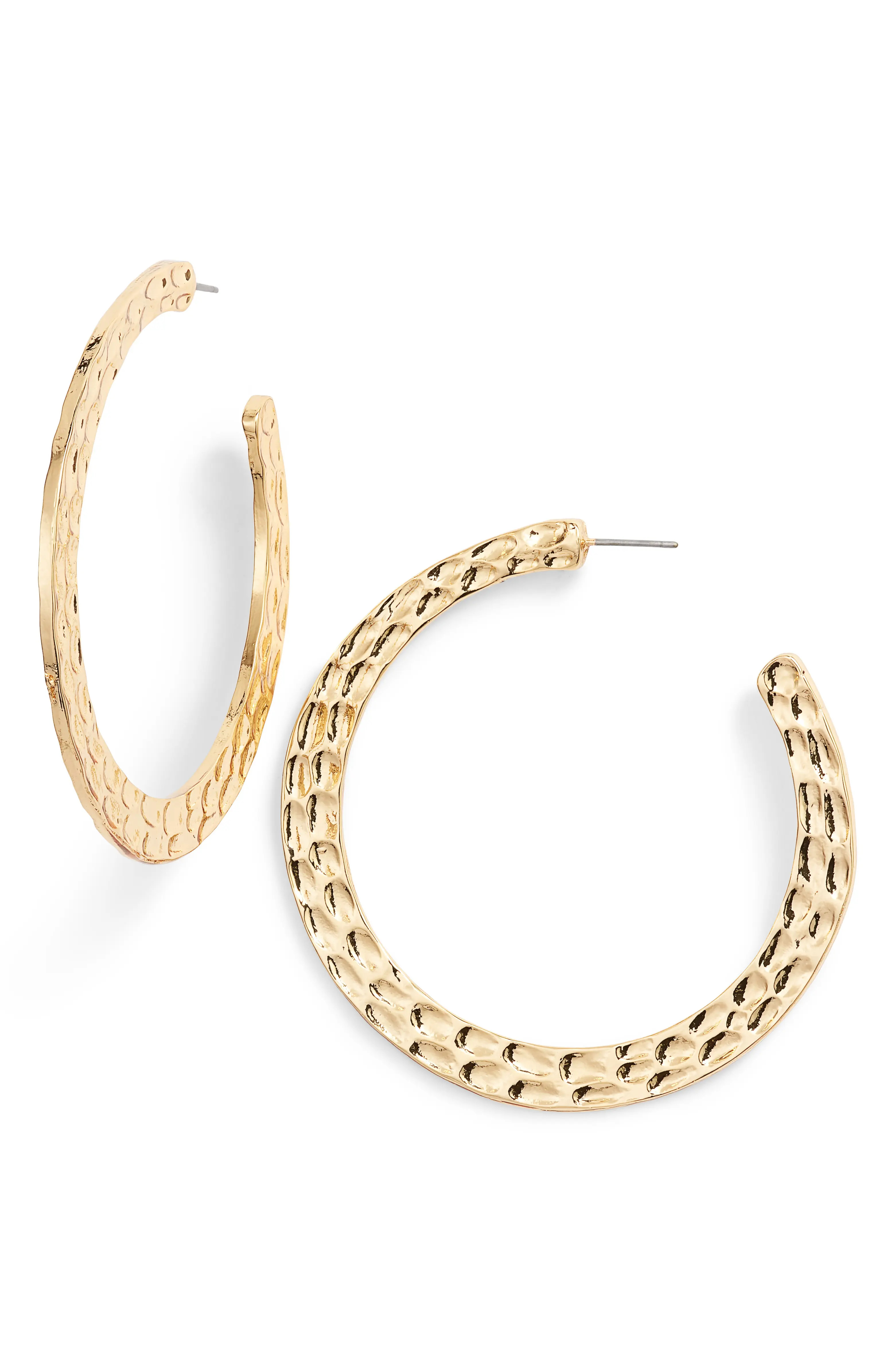 Hammered Hoop Earrings | Nordstrom