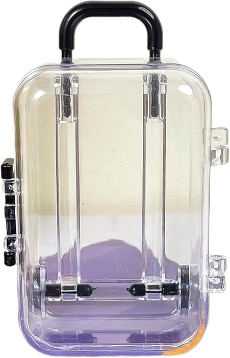 Miniature Suitcase Dolls Accessories Trunk Toy Small Purse Handbag Luggage Storage Box Decoration | Amazon (US)