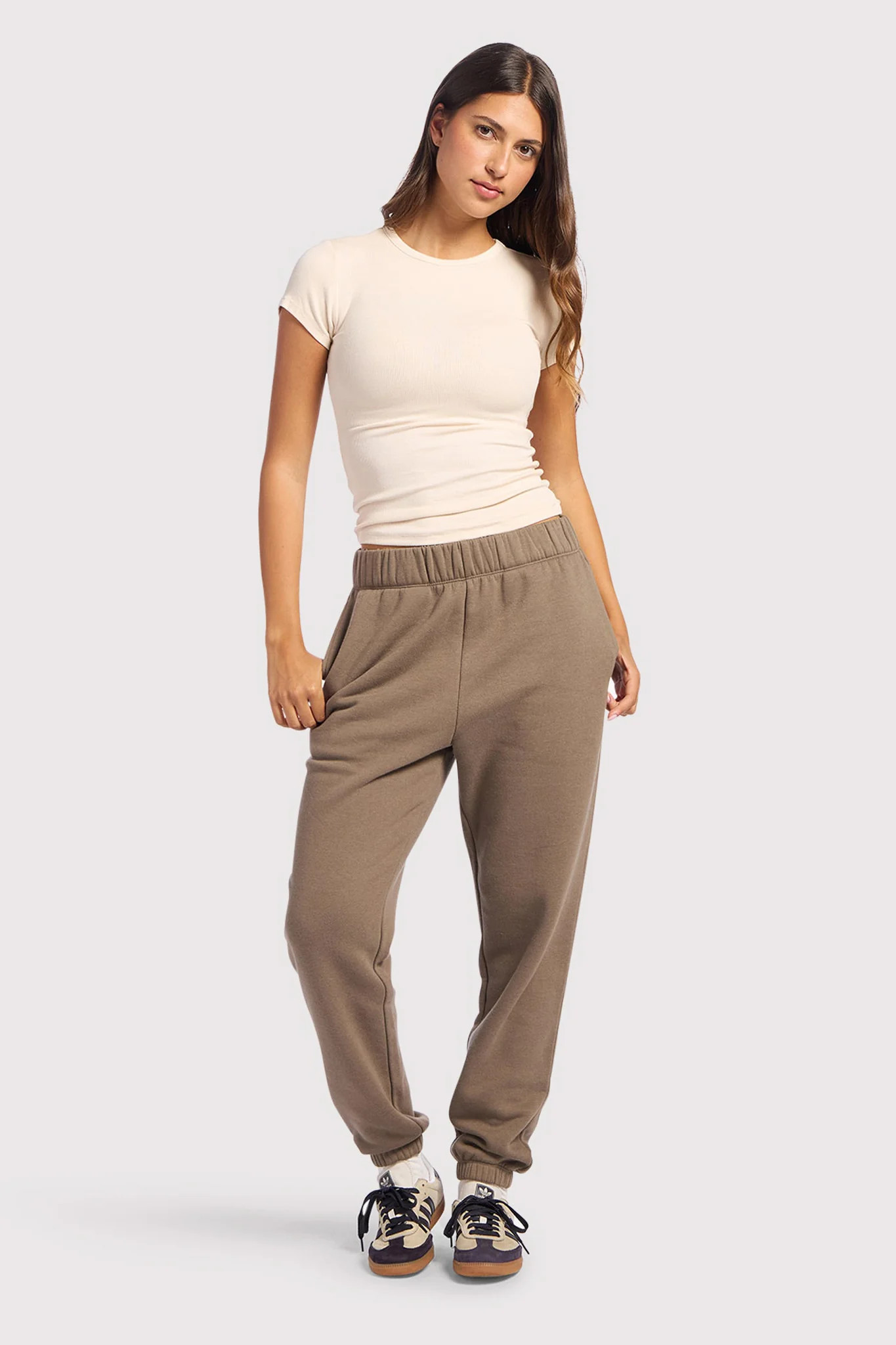 Vintage Fleece Jogger | Mocha | Nuuds US