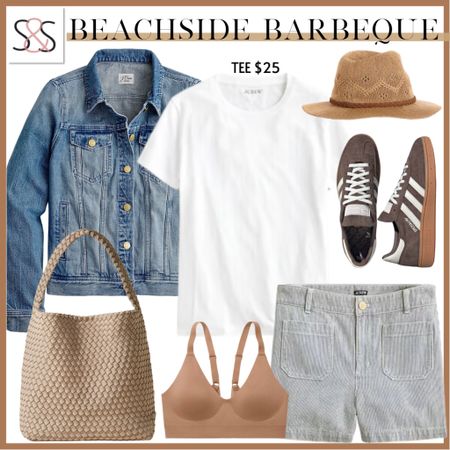 Summer will be here so soon! A tee and denim shorts with sneakers is my go-to outfit for vacations or weekends!

#LTKstyletip #LTKfindsunder50 #LTKSeasonal