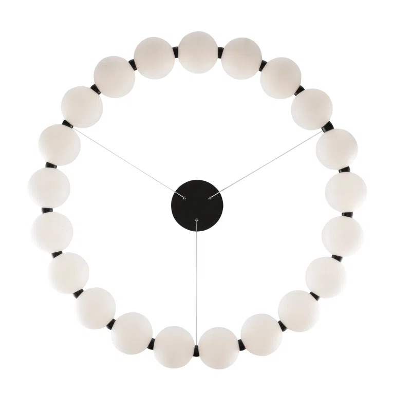 Minza 21 - Light Acrylic Dimmable LED Wagon Wheel Chandelier | Wayfair North America