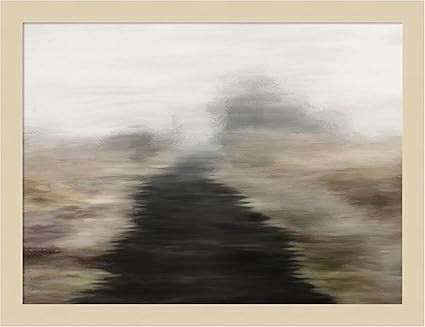 Amanti Art Framed Wall Art Print (17x13) Road Less Travelled by Urban Road Framed Poster for Wall... | Amazon (US)