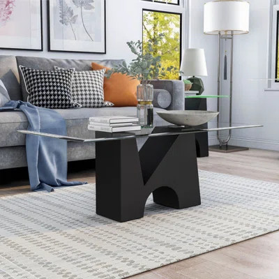 Criswell Pedestal Single Coffee Table | Wayfair North America