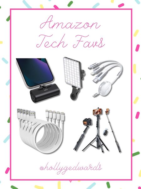I never know when I’m going to need to snap a picture for Instagram or record a quick video for TikTok, so having my devices charged and the equipment I need is a must! 📸

#LTKfindsunder50 #LTKover40 #LTKGiftGuide