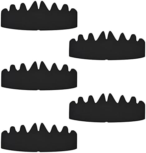 5 Pcs Black Baseball Cap Inserts - Flexible, Washable, Reusable Hat Liner - Felt Sweat Liner - Su... | Amazon (US)