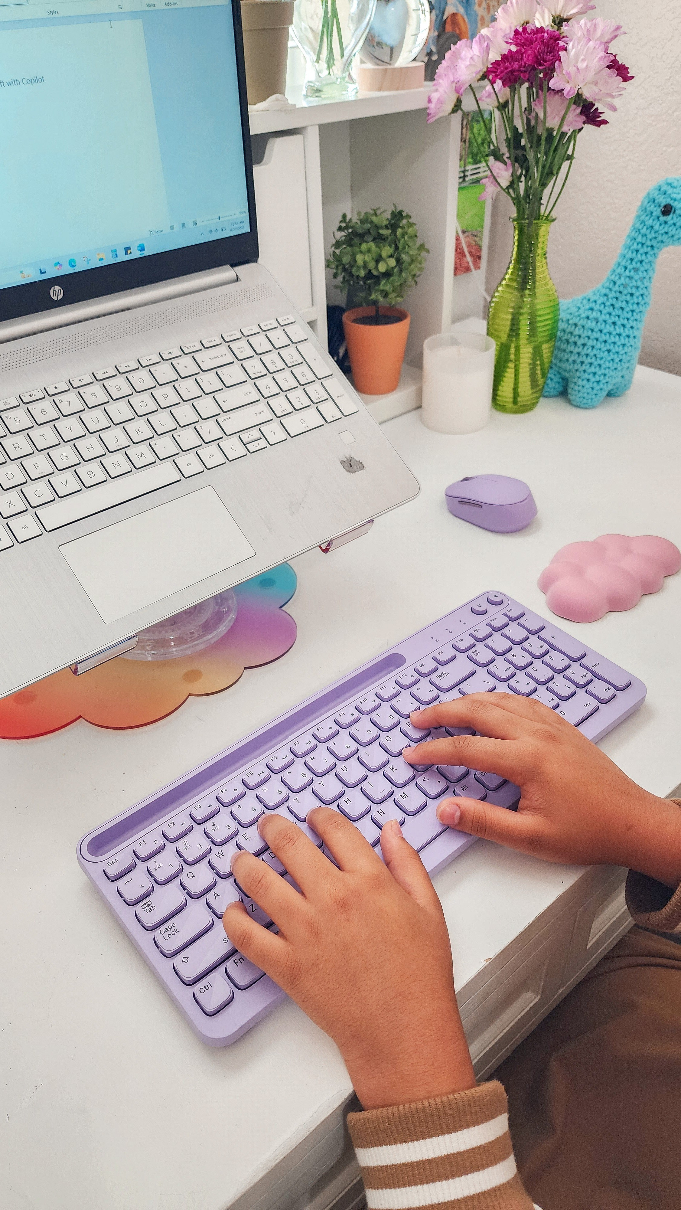 #ad We are getting ready for back to school with the perfect blend of style and function thanks to @Target! From the dreamy Vivitar Cloud Iridescent Laptop Stand and North Wireless Keyboard to the adorable Gems Cloud Mouse Wrist Rest, Capybara Camera Cover, and Snap-On MagSafe Kindle Holder—these accessories are new at Target and make it easy to create a workspace that’s both productive and fun. Target has all the essentials to make their desk space their own. Head over to Target to start the school year just right! I’ve linked all of our favorite finds in my LTK shop to make your back-to-school shopping even easier!#targetpartner #target #laptopaccessories #backtoschool #backtocollege 

#LTKFamily #LTKKids #LTKHome