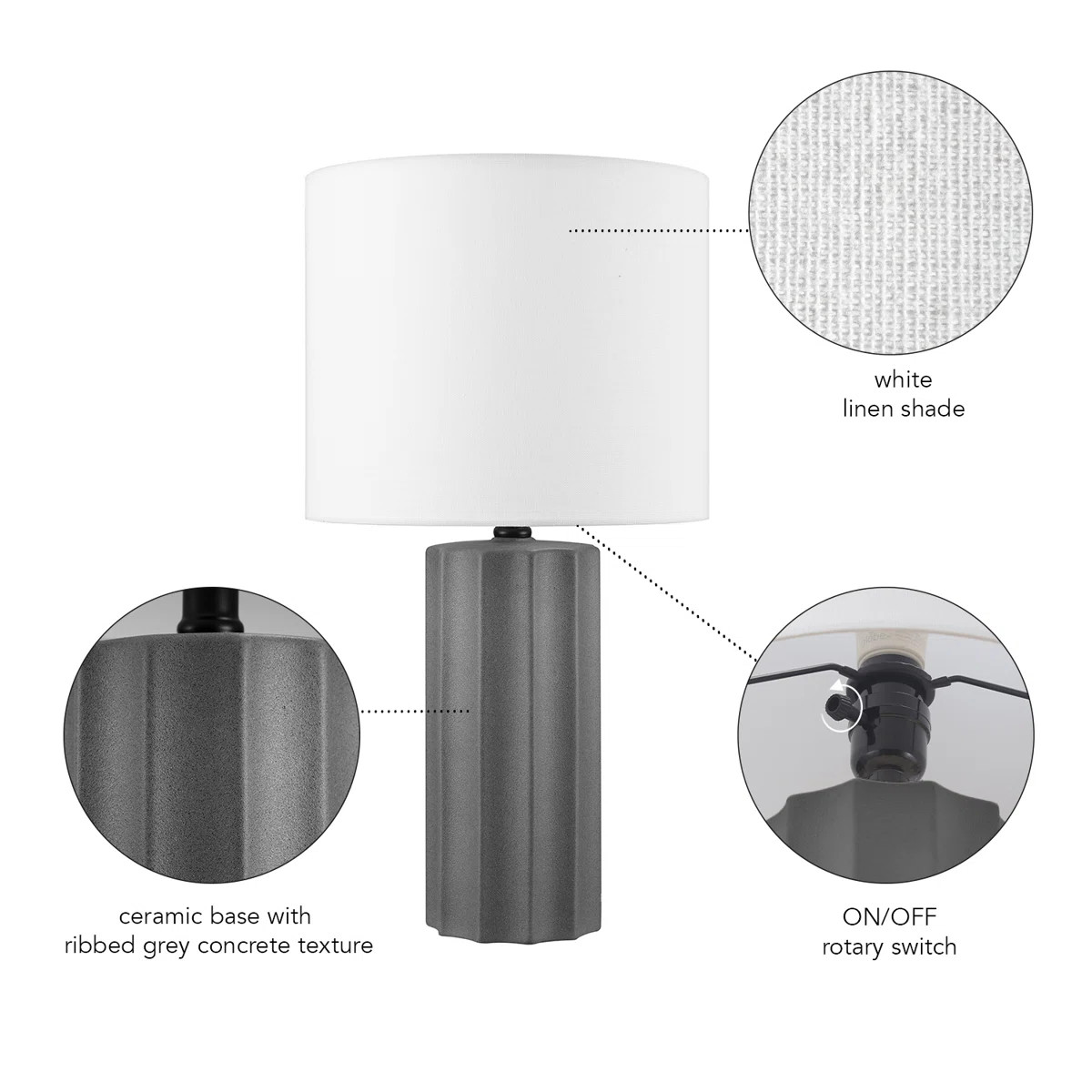 Ebern Designs Spragueville Ceramic Table Lamp & Reviews | Wayfair | Wayfair North America