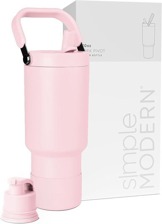 Simple Modern Trek Pivot | 30oz Flip Straw Tumbler with Handle | Water Bottle & Boot | Interchang... | Amazon (US)