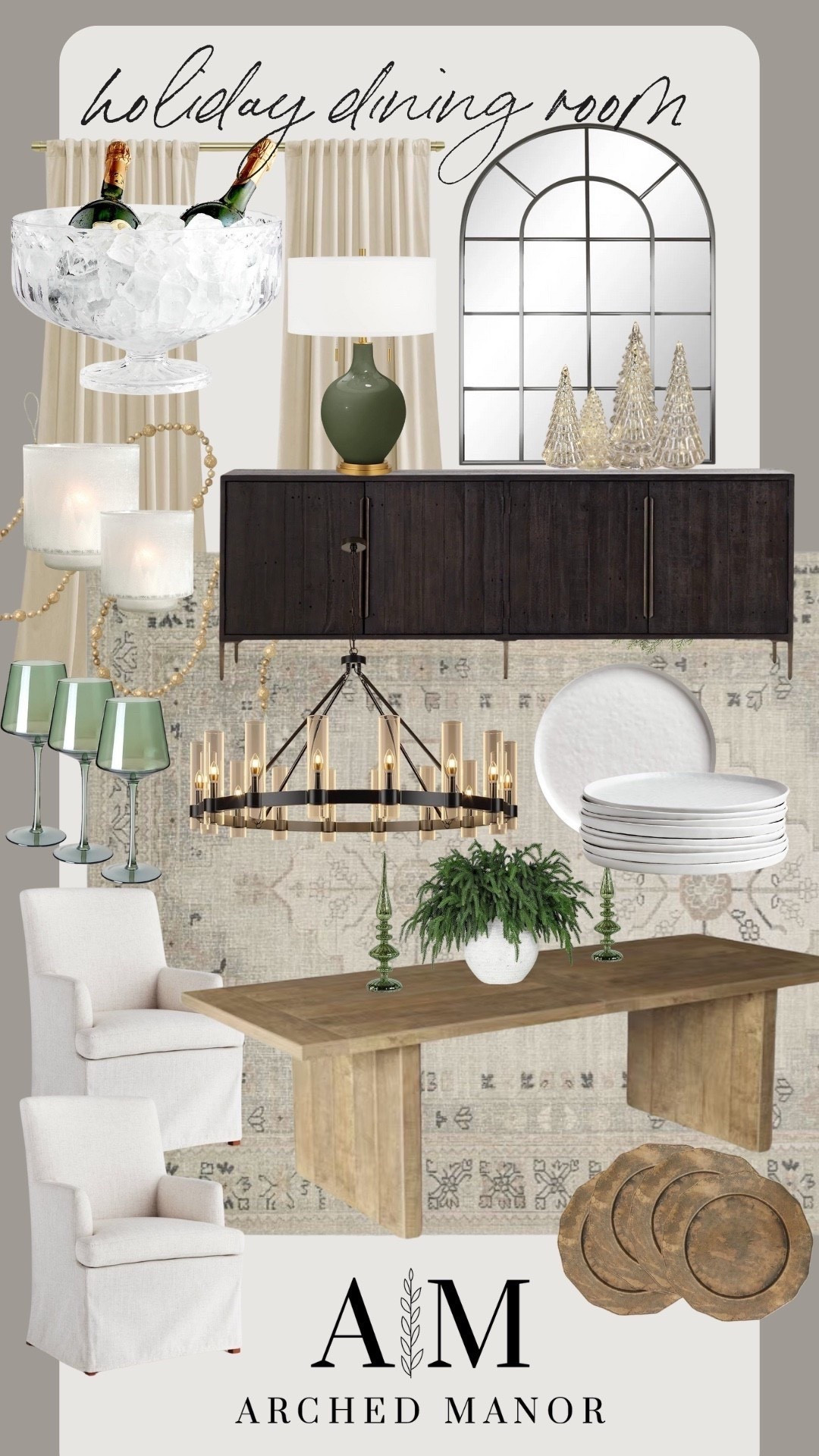 Create a warm, inviting atmosphere this season with a holiday dining room that blends timeless style and festive charm. From elegant tablescapes to cozy textures and subtle sparkle, this design board brings together everything you need to host in style and make every gathering memorable.
#HolidayHome #DiningRoomDecor #HolidayDecor #HomeDesign #LTKhome #LTKfinds #LTKinterior #HolidayInspiration #TablescapeIdeas #EntertainingInStyle #FestiveDecor #HomeStyling #SeasonalDecor #InteriorDesign #HomeInspo


#LTKHoliday #LTKSeasonal #LTKHome