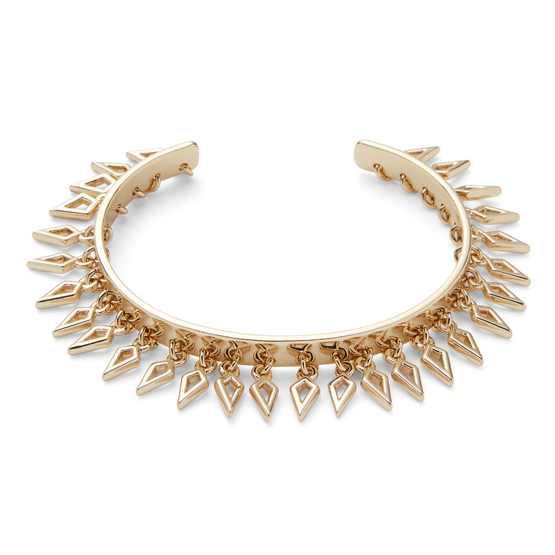 Amaranth Fringe Cuff in Gold by Aster - Rocksbox | Rocksbox