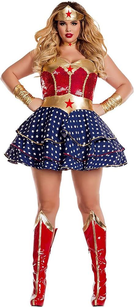 Party King Women's Wonderful Sweetheart Plus Size Costume | Amazon (US)