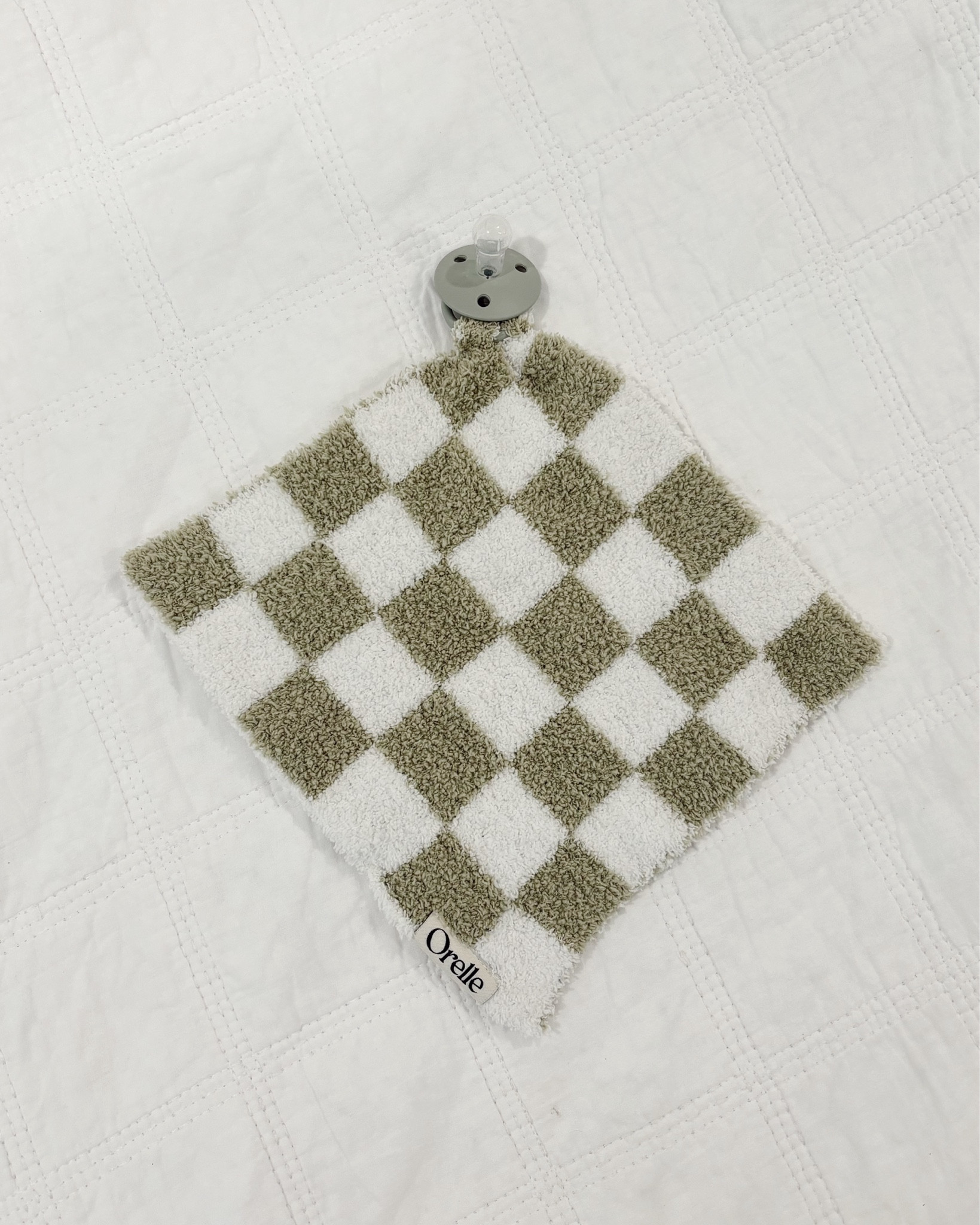 Checkered paci lovey 🏁🫶🏽

#LTKBaby