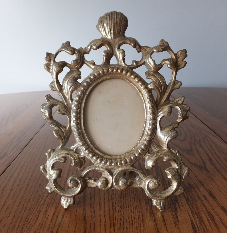 Vintage Ornate Brass Photo Frame - Etsy | Etsy (US)