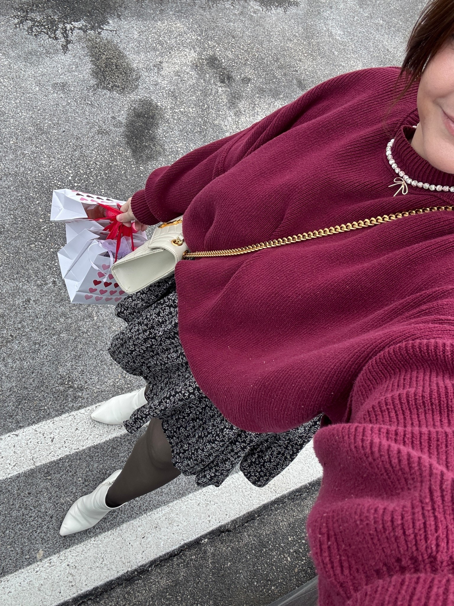 Lil date night outfit idea :)

Ribbed oversized red sweater is from free people. I’m wearing a small

Black floral skirt I linked is from Amazon, but I did pair the sweater with an old dress. 

I wore fleece lined tights so I stayed nice and warm

#LTKSeasonal #LTKMidsize #LTKootd