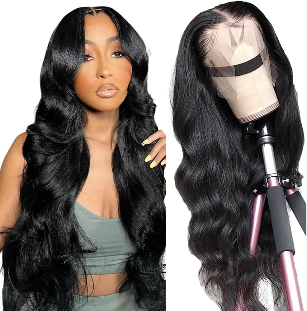 13x6 Lace Front Wigs Human Hair 200% Density Body Wave HD Lace Front Wigs Human Hair Pre Plucked ... | Amazon (US)