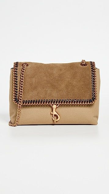 Edie Flap Shoulder with Woven Chain | Shopbop