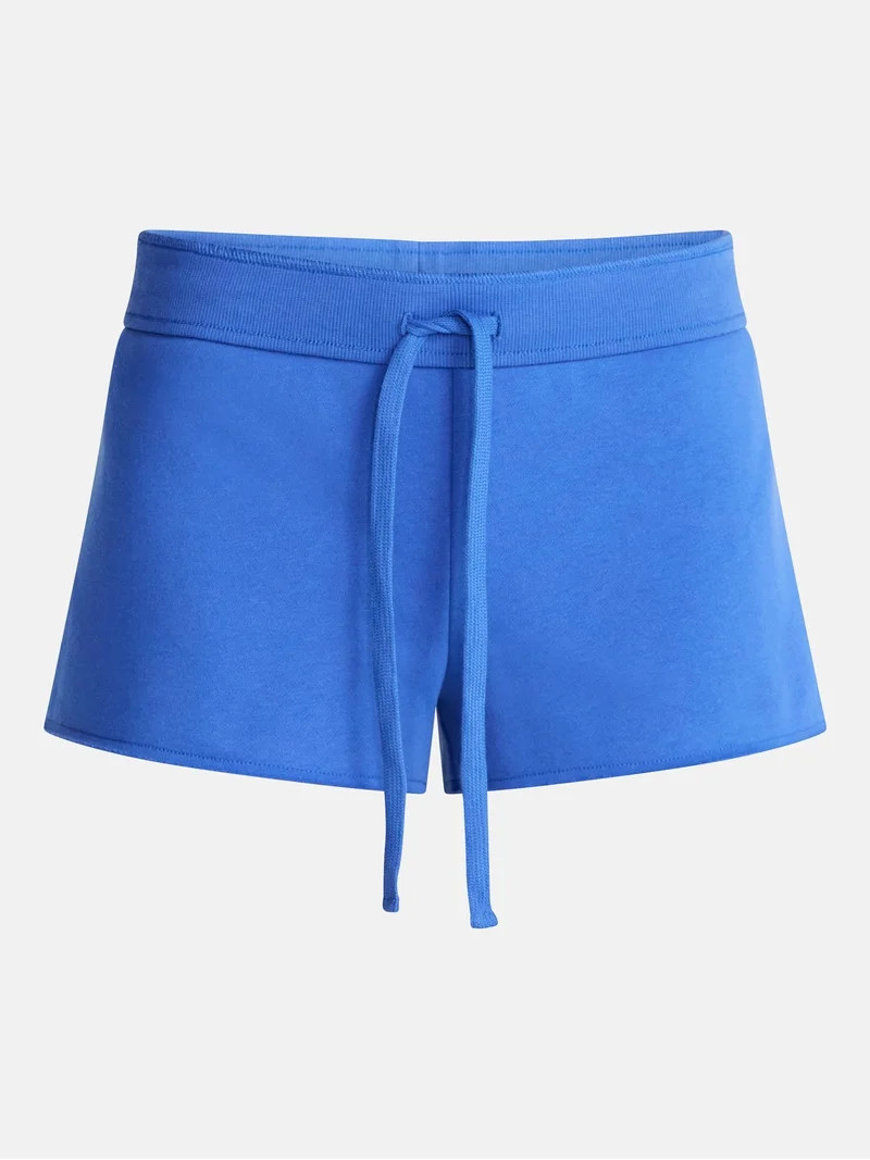 No Boundaries Ribbed Waistband Fleece Shorts, 2" Inseam, Women\u2019s XXS-XXL | Walmart (US)