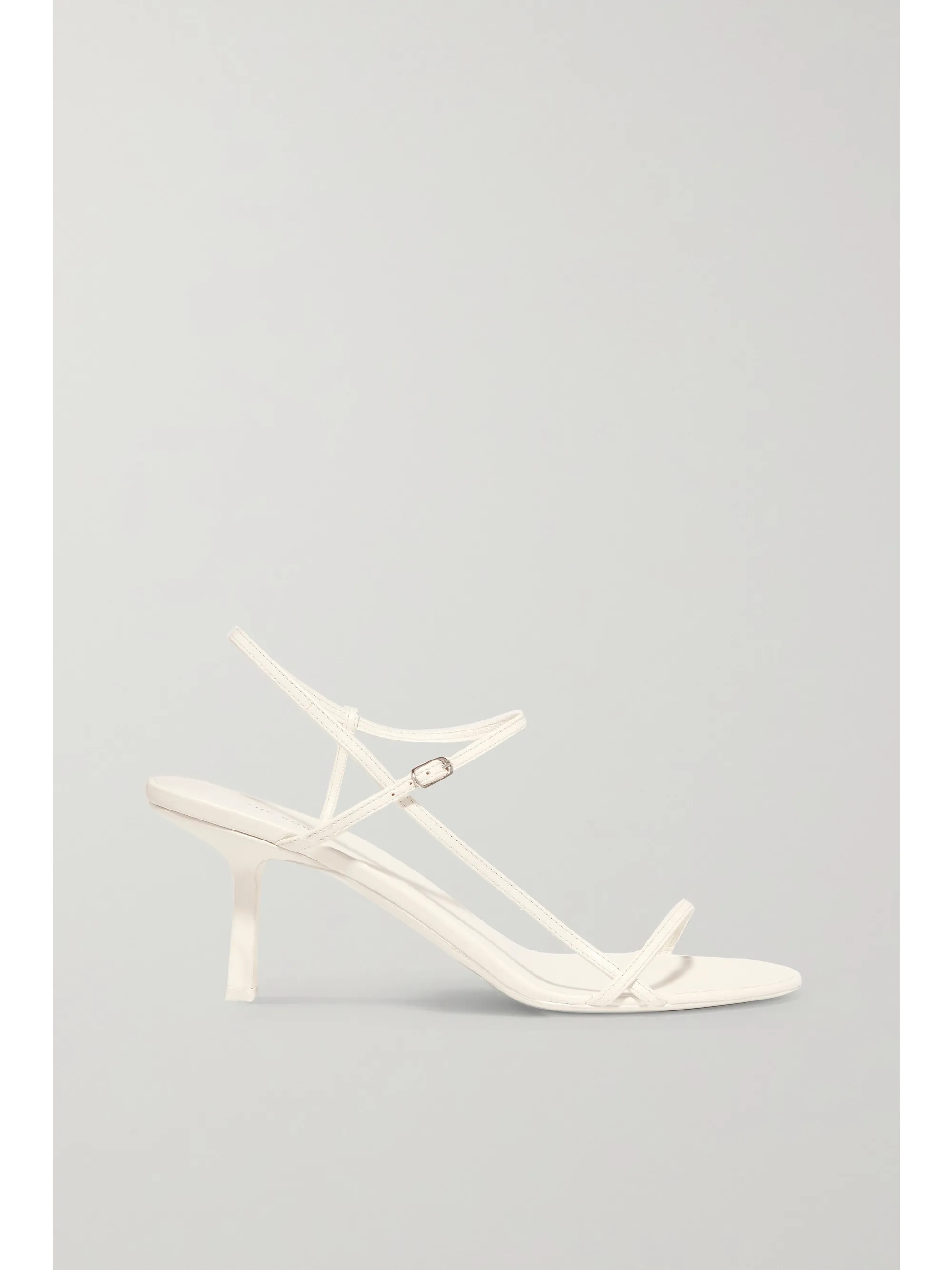 White Bare leather sandals | The Row | NET-A-PORTER | NET-A-PORTER (US)
