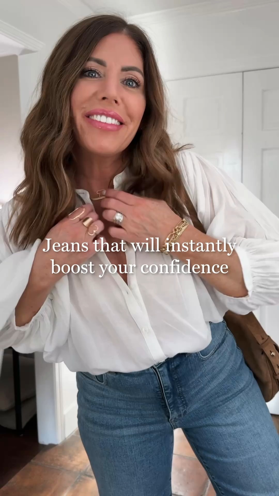 Jeans that will instantly boost your confidence

Ultra high-rise perfect vintage stretch 
They suck everything in and they are super comfy and so flattering ! I hug all your curves just right this wide cropped flared leg cut is so cute for spring and summer. You can dress them up or down, but I love how they look with just a simple pair of sandals and a white cotton shirt or basic tank.

I am wearing my true size 28 they come in three length options 
This white cotton top is a size medium and on sale $10 off

This black tank has a built-in padded bra. It is from Amazon. The quality is amazing. It comes in several colors and it is 🚨 on sale for $23.95🚨 a must have for spring and summer!!
I am wearing my true size medium 

Sandals are from target and Amazon. They are true to size and so comfy and they literally go with everything. 



#LTKOver40 #LTKStyleTip #LTKxMadewell