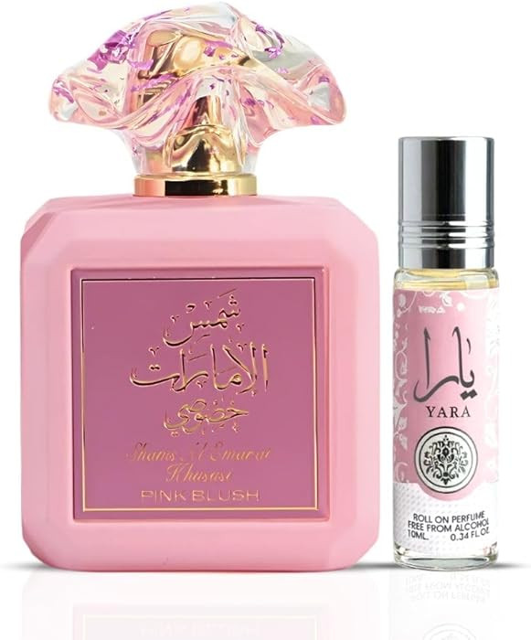 Ard al Zaafaran Shams Al Emarat Khususi Pink Blush Eau de Parfum Marshmallow Blush Perfume & Yara... | Amazon (US)