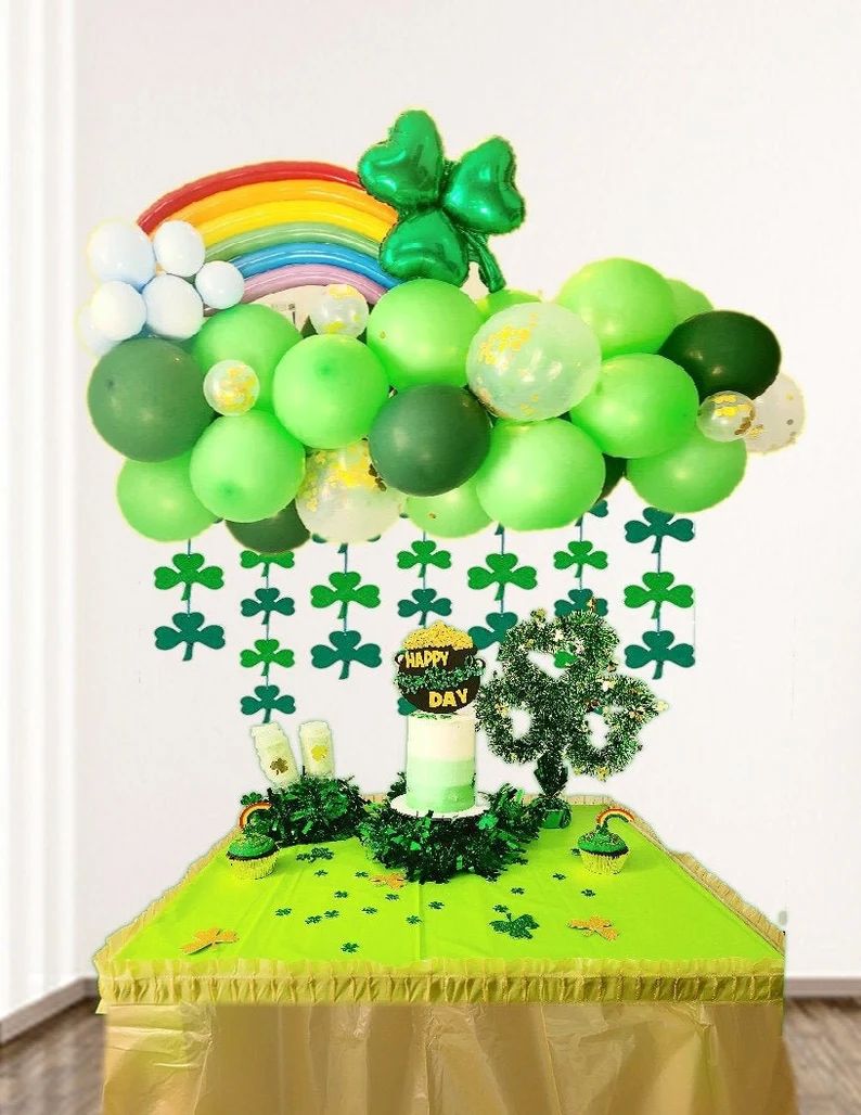 Saint Patrick's Balloon Garland Kit  Shamrock Balloon | Etsy | Etsy (US)