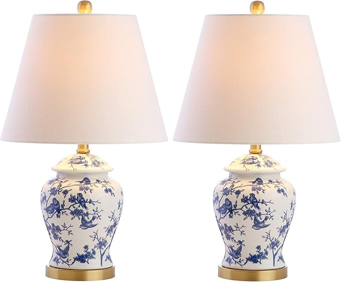 JONATHAN Y JYL3005A-SET2 Penelope 22" Chinoiserie Lamp(Set of 2) Classic,Cottage,Traditional,Tran... | Amazon (US)