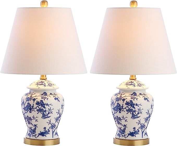 JONATHAN Y JYL3005A-SET2 Penelope 22" Chinoiserie Lamp(Set of 2) Classic,Cottage,Traditional,Tran... | Amazon (US)