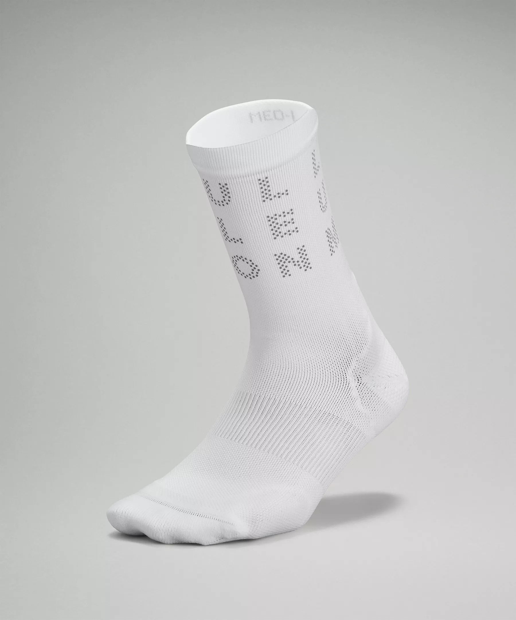 Women's Power Stride Crew Sock *Reflective | Women's Socks | lululemon | Lululemon (US)
