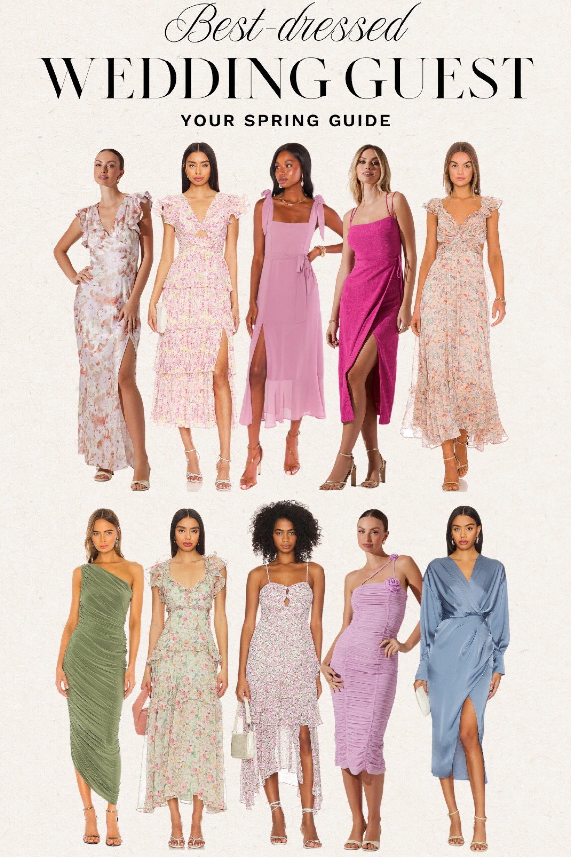Spring Wedding Guest Dresses | spring wedding guest attire, spring wedding guest dress, spring dress, spring dresses, spring wedding looks, midi dress, midi dresses, maxi dress, maxi dresses, formal spring dresses, floral dress, floral dresses 

#LTKSeasonal #LTKstyletip #LTKwedding