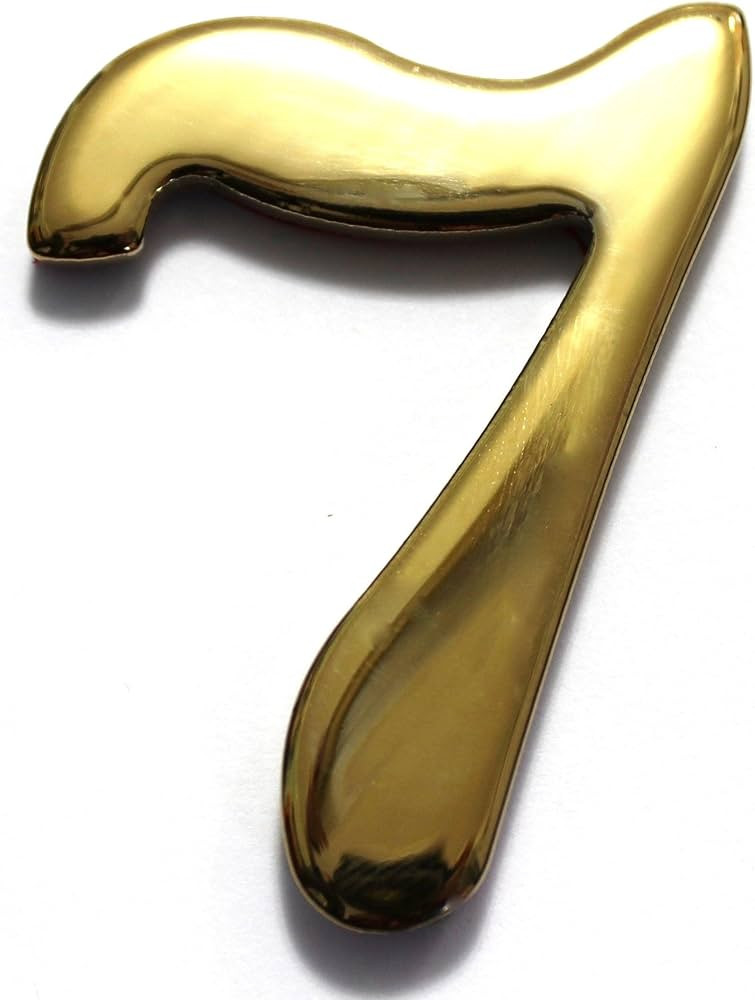 Number 7-2" Brass Numbers Better Box Mailboxes Brass Mail Box Numbers Two Inch Solid Brass Number... | Amazon (US)