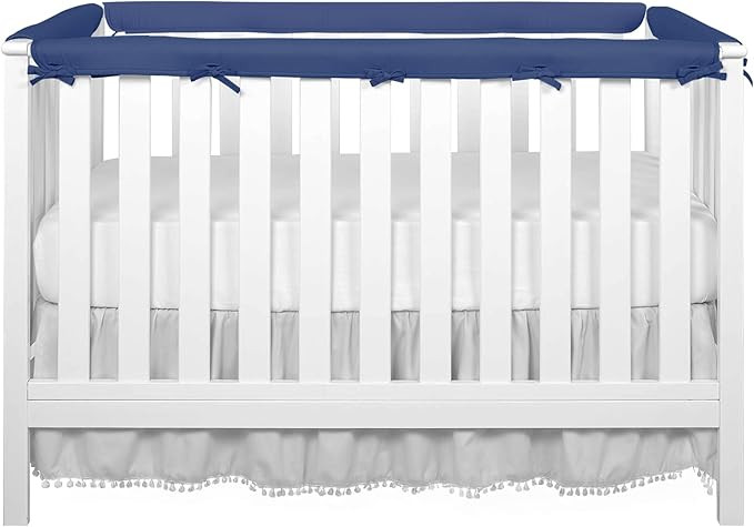 4 PCS Bed RailGuard Cover, Soft Anti-Collision Strip Corner Cover in Cotton Fabrics, Protect Baby... | Amazon (US)