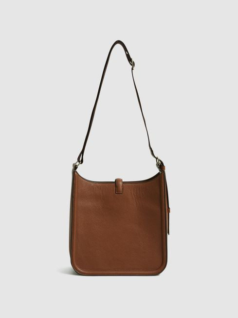 Leather Shoulder Bag | Reiss US