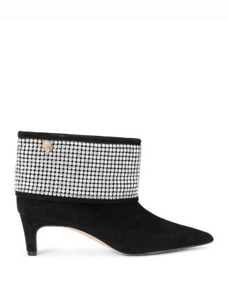 Women's Embellished Fold Over Booties | Bloomingdale's (US)