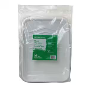 9 in. Plastic Tray Liner (10-Pack) HD RM 9110 | The Home Depot