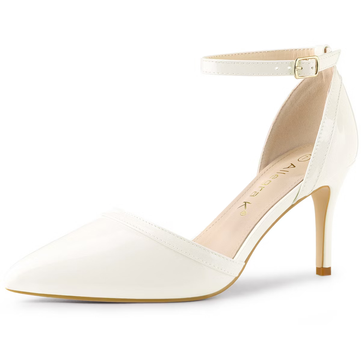 Allegra K Women's Pointed Toe Ankle Strap Stiletto Dress Heels Pumps | Target