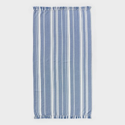 40"x72" Peshtemal Turkish Premium Lightweight Striped Oversized Beach Towel with Knotted Fringe B... | Target