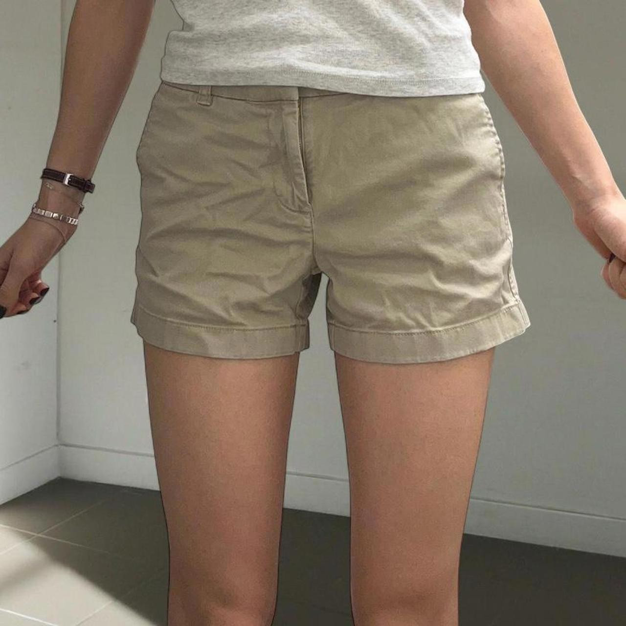 J. Crew Women's Shorts - Cream/Tan - 2 | Depop US