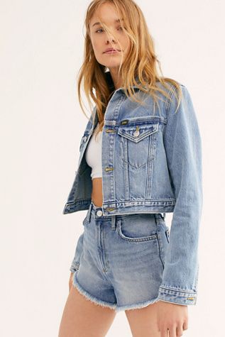 Lee Cropped Trucker Jacket | Free People (Global - UK&FR Excluded)