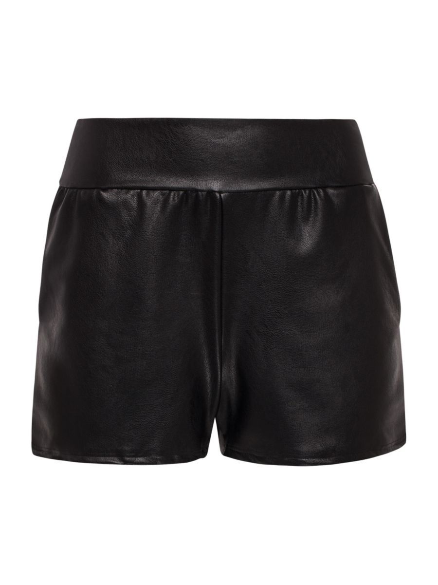 Faux Leather Relaxed Shorts | Saks Fifth Avenue