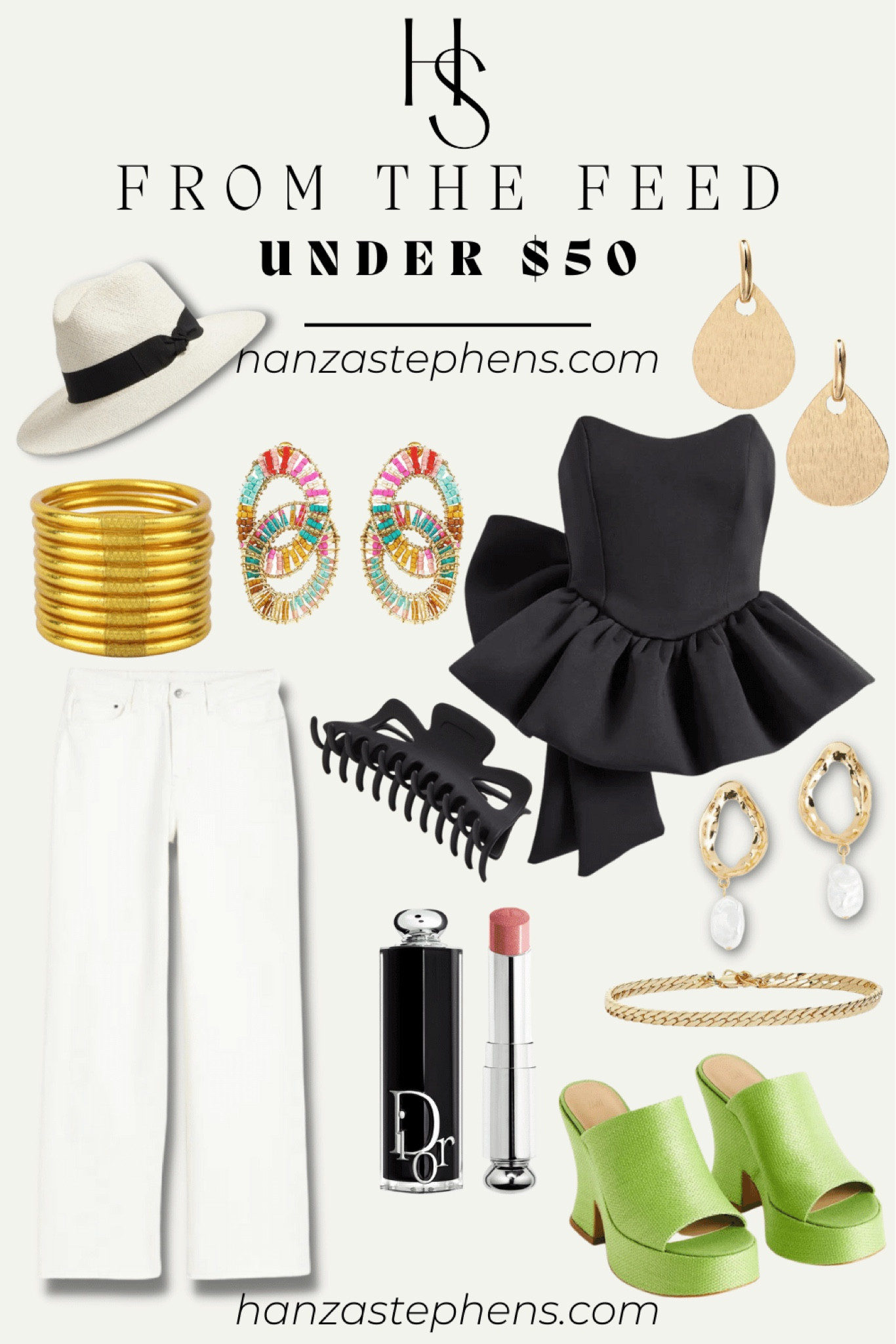 Items from today’s feed post under $50

#LTKstyletip #LTKunder50