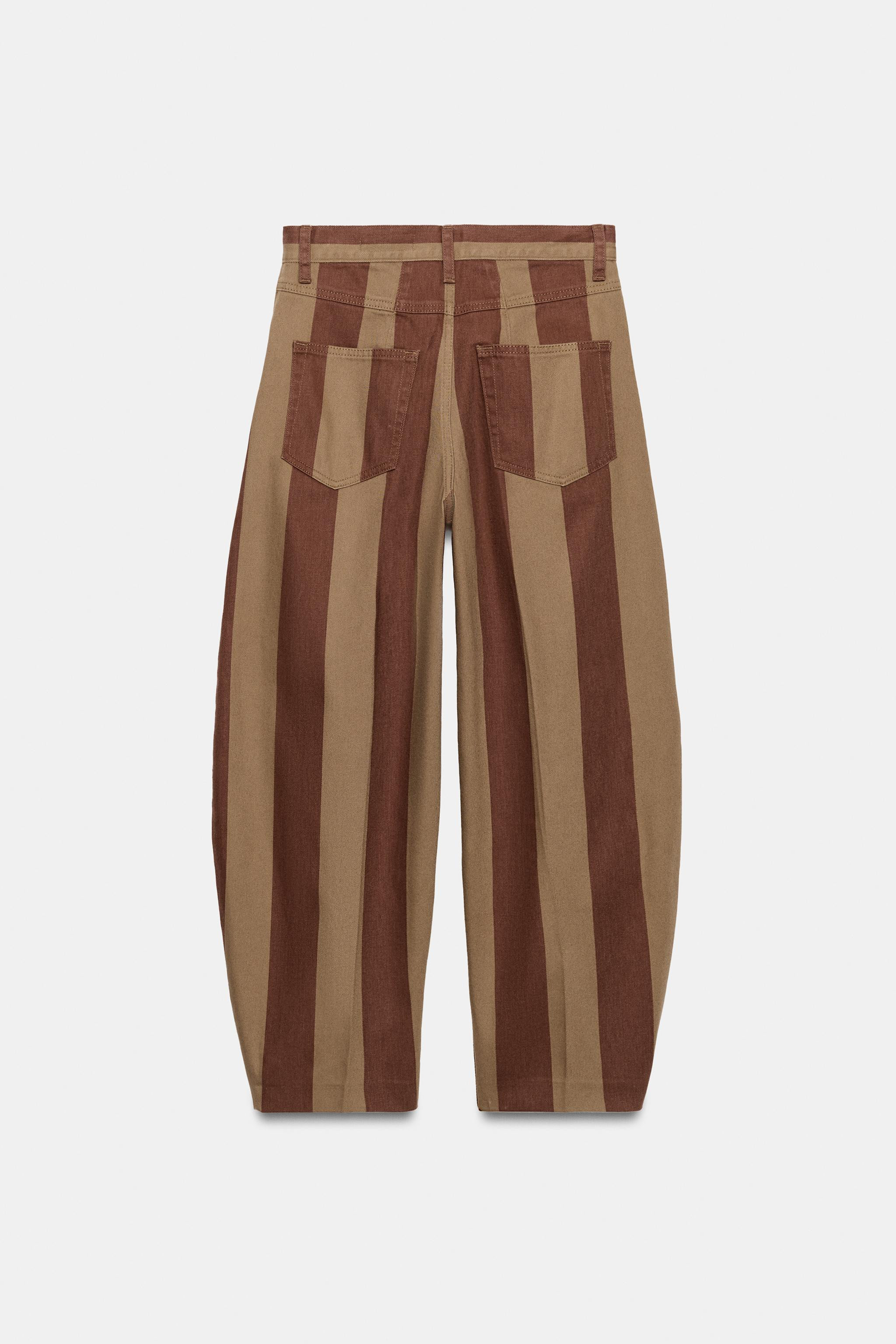 ZARA WOMAN COLLECTIONHigh-waist jeans with belt loops. Five-pocket design. Featuring contrasting ... | Zara UK