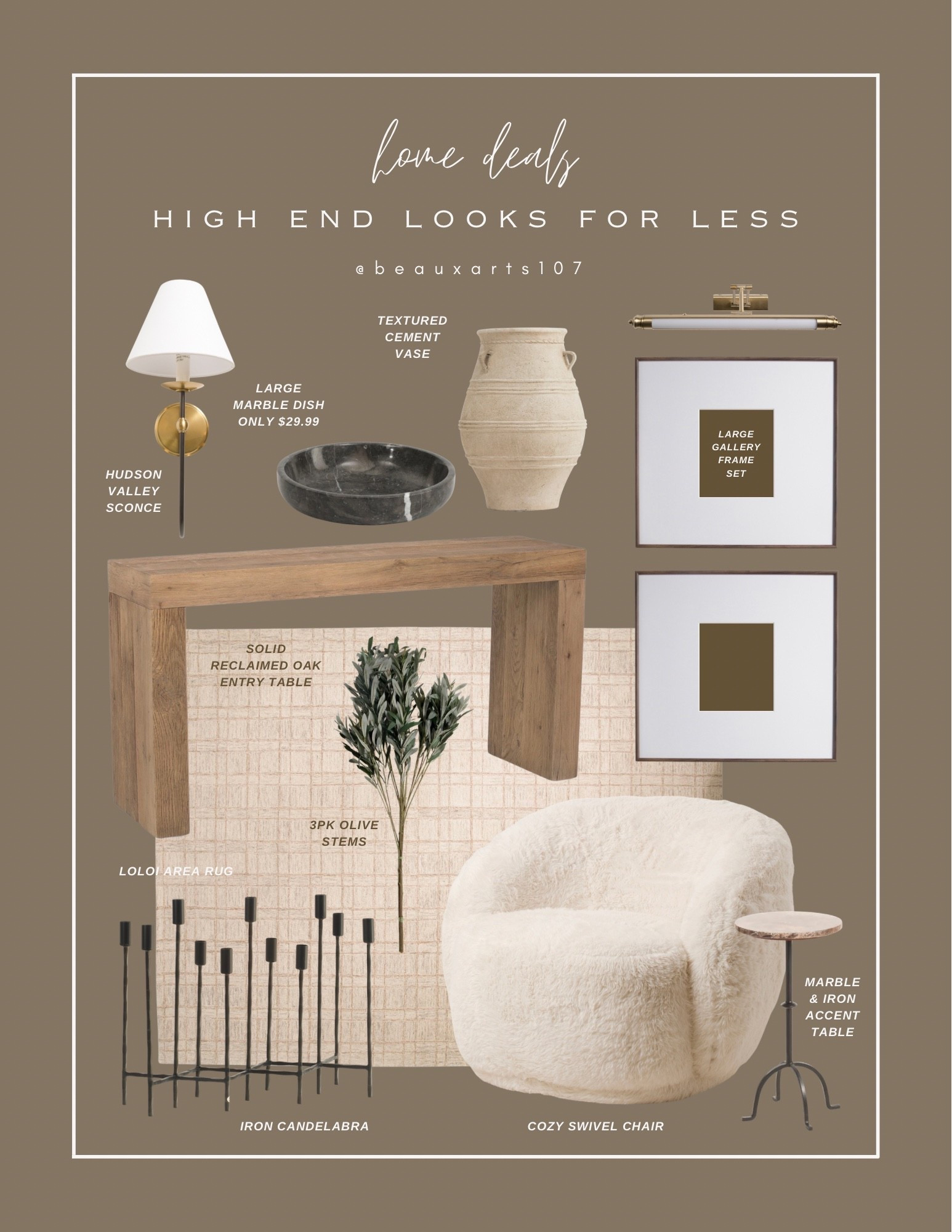 Get high end home furniture and decor pieces for less.

#LTKHome #LTKSaleAlert