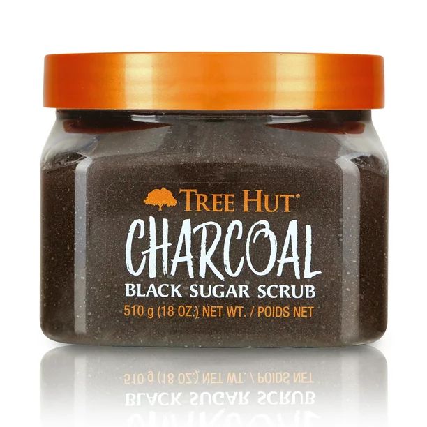 Tree Hut Charcoal Black Sugar Scrub, 18oz, Ultra Hydrating and Exfoliating Scrub for Nourishing E... | Walmart (US)
