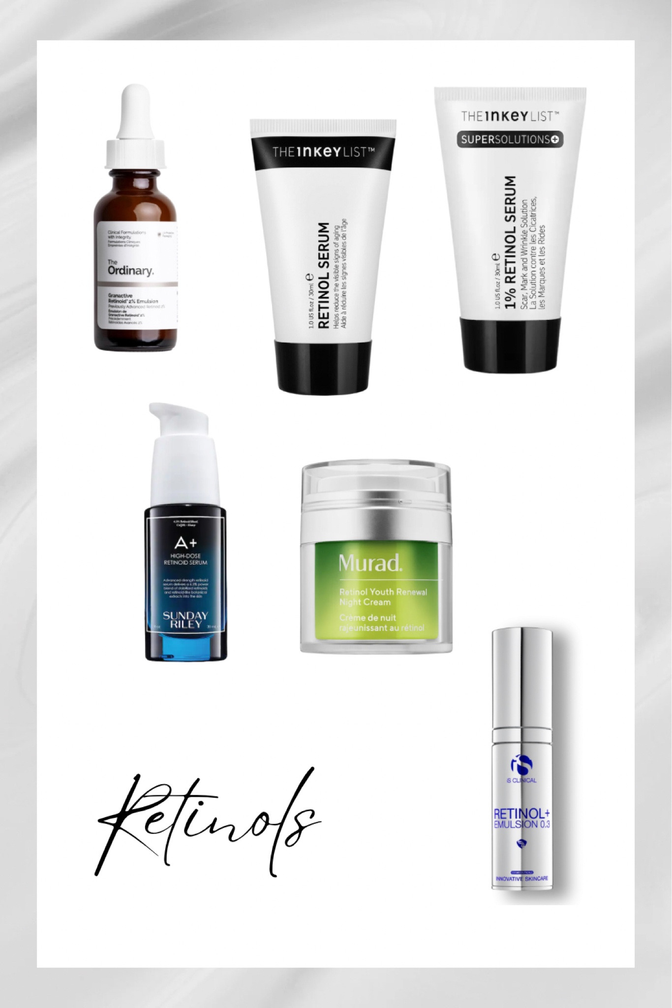 Retinols! Also a skin routine must! Helps with cell turnover, fine lines, wrinkles and loss of firmness! A must to help combat signs of aging! These are to be used at night, and start slow! Every 3-4 days, then gradually build up
Use as your skin tolerates it more and more! Your skin with peel and purge depending on how your skin gets “used” to the retinol in your routine!

#LTKfindsunder100 #LTKbeauty