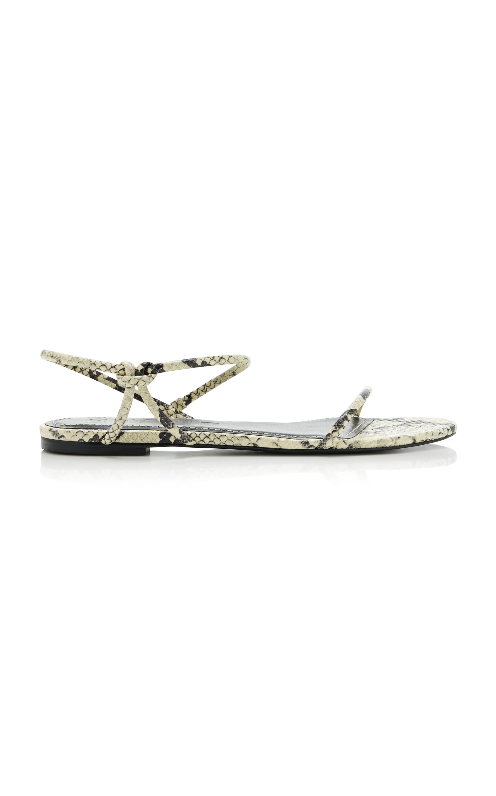 Laurel Snake-Effect Leather Sandals | Moda Operandi (Global)
