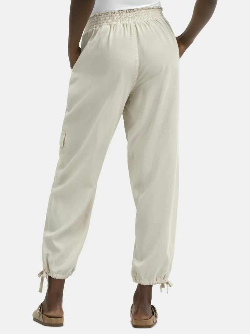 Time and Tru Women's High Rise Jogger Pants, 28" Inseam, Sizes XS-XXXL | Walmart (US)