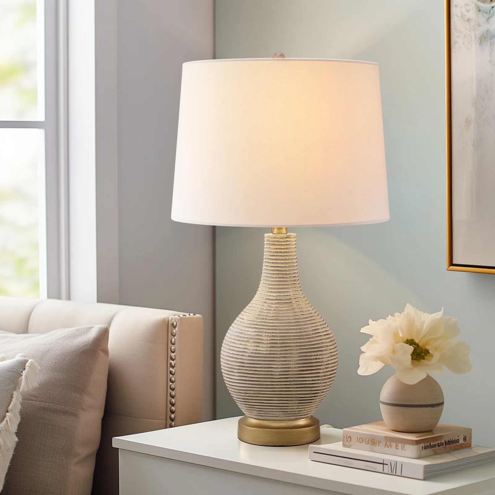 Platt Resin Table Lamp (Set of 2) | Wayfair North America